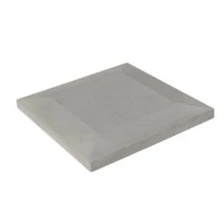 Chapeau De Pilier 50 Plat 1/2 PENTE Gris