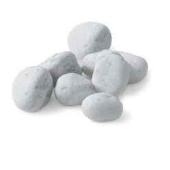 Galets Roulés 60/120mm Bianco Carrara Sac 25 Kg