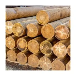 Rondin Pin Autoclave Classe 4 Brun Ø120mm 4,00m