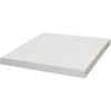 Chapeau Pilier Plat 50x50x4,5cm Blanc