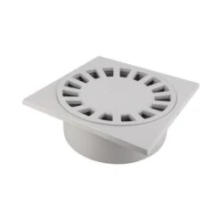 Siphon De Cour PVC Gris 25x25cm