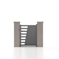 Portillon Alu MELUSINE Gris L.100cm H.125cm