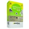 Mortier Colle Carrelage WEBERCOL FLEX ECO Blanc Sac 25kg C2S1 ET -Construction Matériaux Magasin Photo 905868
