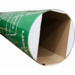 Tube Coffrage Carton Rectangulaire Angles Chanfreinés 250x300mm 3m