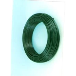 Fil De Tension Plastifié Ø Fil2,7mm Vert Bobine 100m