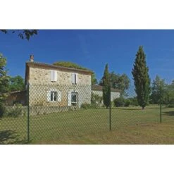 Grillage Simple Torsion Compacté 50mm H.1,00m Vert Rouleau 20m -Construction Matériaux Magasin Photo dambiance 1012593