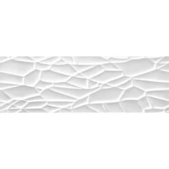 Faïence Décor Mojave GLACIAR Blanc Rectifié Brillant 30x90cm Ep.12mm -Construction Matériaux Magasin Photo dambiance 1130725