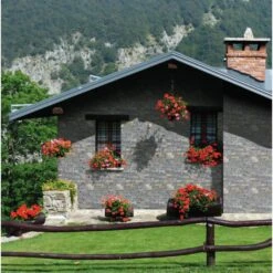 Parement CAPADOCCE SPLIT FACE Indigo Multiformats -Construction Matériaux Magasin Photo dambiance 1135953