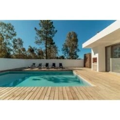 Lame Terrasse Mélèze Lisse 1 Face Bombée 25x145mm 4,00m -Construction Matériaux Magasin Photo dambiance 1272102