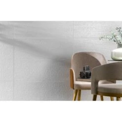 Faïence MORE Blanc Rectifié Mat 30x90cm Ep.12mm -Construction Matériaux Magasin Photo dambiance 1567223