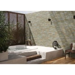 Faïence QUARZITE 3D Multicolor 15x61cm Ep.11mm -Construction Matériaux Magasin Photo dambiance 1578936