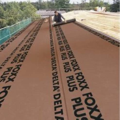 Membrane étanchéité Complémentaire Simple DELTA FOXX PLUS HPV 50x1,50m -Construction Matériaux Magasin Photo dambiance 262069