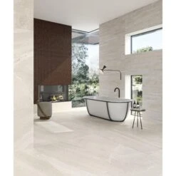 Carrelage Décor JOURNEY Tetris Warm Structuré 60x120cm Ep.9,5mm -Construction Matériaux Magasin Photo dambiance 2 1579923