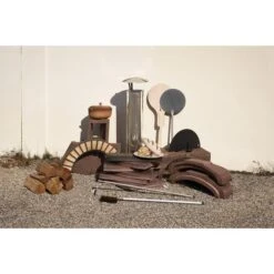 Balayette Poils En Laiton Pour Four à Bois 103cm -Construction Matériaux Magasin Photo dambiance 2 218206