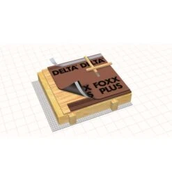 Membrane étanchéité Complémentaire Simple DELTA FOXX PLUS HPV 50x1,50m -Construction Matériaux Magasin Photo dambiance 2 262069