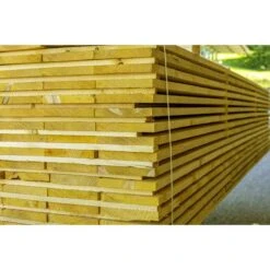 Planche Sapin/épicéa Traité Classe 2 27x75mm 3,00m -Construction Matériaux Magasin Photo dambiance 2 753372