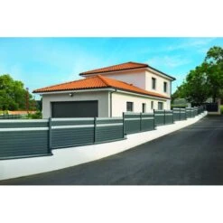 Lame ALULAM 1,80m X H.8,5cm Gris Ral 7016 -Construction Matériaux Magasin Photo dambiance 2 910488