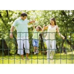 Grillage Soudé 100 X 75mm H.1,20m Vert Rouleau 25m -Construction Matériaux Magasin Photo dambiance 2 913586