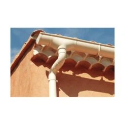 Tube De Descente PVC Sable 4m TD100S Ø100 -Construction Matériaux Magasin Photo dambiance 4 10572