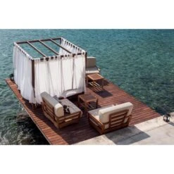 Lame Terrasse Kapur KD Faces Lisses 21x145mm 4,90m -Construction Matériaux Magasin Photo dambiance 4 1150439