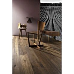 Parquet Chêne EARTH Raboté Huilé Naturel Fumé 15x190x1900mm -Construction Matériaux Magasin Photo dambiance 4 1209481